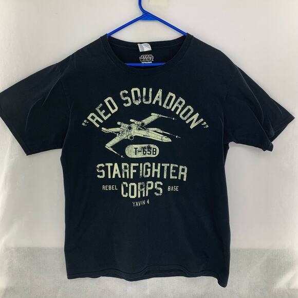 Star Wars Other - Port & Company Star Wars Red Squadron Starfighter Corps Yavin 4 T-Shirt Size L